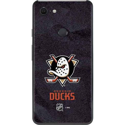 NHL Anaheim Ducks Distressed Google Pixel 3 XL Skin